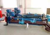 Horizontal pumping units