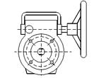 Hand – Redaktorgetriebe mit Auskupplung (1/4 Umdrehungen) (Bereich RMD)